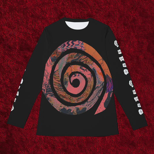 Wasted Wine Long Sleeve Spiral T-Shirt