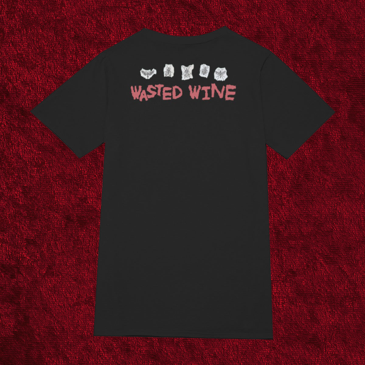 Wasted Wine Spiral Logo T-Shirt
