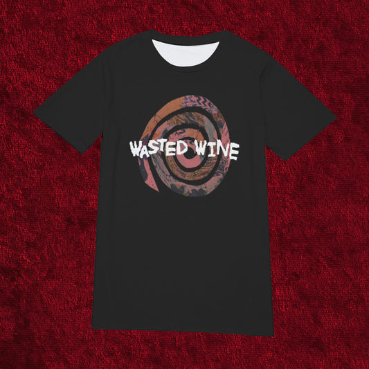Wasted Wine Spiral Logo T-Shirt